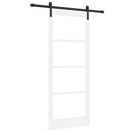 Porta Scorrevole vidaXL con set di ferramenta 'ORKDAL'Bianca 86x211 cm