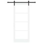 Porta Scorrevole vidaXL con set di ferramenta 'ORKDAL'Bianca 86x211 cm Porta Scorrevole vidaXL con set di ferramenta 'ORKDAL'Bianca 86x211 cm