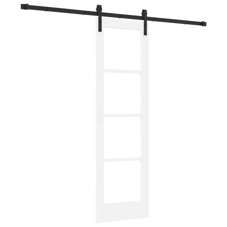 porta scorrevole vidaXL con set di ferramenta 'ORKDAL'bianco 61x198.5 cm