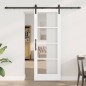 vidaXL Porta scorrevole con set hardware 'ORKDAL'Bianca 73.5x198.5 cm vidaXL Porta scorrevole con set hardware 'ORKDAL'Bianca 73.5x198.5 cm