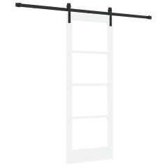 vidaXL Porta scorrevole con set hardware 'ORKDAL'Bianca 73.5x198.5 cm