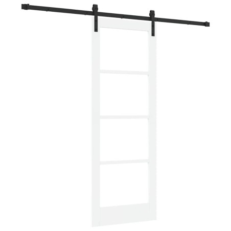 vidaXL Porta scorrevole con set hardware 'ORKDAL'Bianca 73.5x198.5 cm