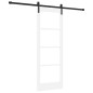 vidaXL Porta scorrevole con set hardware 'ORKDAL'Bianca 73.5x198.5 cm vidaXL Porta scorrevole con set hardware 'ORKDAL'Bianca 73.5x198.5 cm
