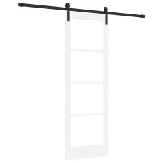 vidaXL Porta Scorrevole con Set Hardware 'ORKDAL'Bianca 73.5x211 cm