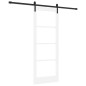 Porta Scorrevole con Set Hardware 'ORKDAL'Bianca 78x202 cm Porta Scorrevole con Set Hardware 'ORKDAL'Bianca 78x202 cm