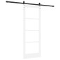 Porta Scorrevole con Set Hardware 'ORKDAL'Bianca 78x202 cm Porta Scorrevole con Set Hardware 'ORKDAL'Bianca 78x202 cm