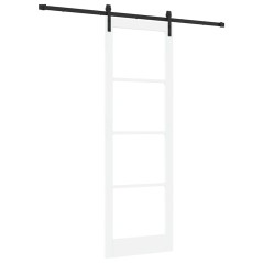 Porta Scorrevole vidaXL con Set Hardware 'ORKDAL'Bianca 78x232 cm