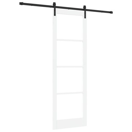 Porta Scorrevole vidaXL con Set Hardware 'ORKDAL'Bianca 78x232 cm