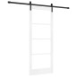 vidaXL Porta Scorrevole con Set di Ferramenta 'ORKDAL'Bianco 83x202 cm vidaXL Porta Scorrevole con Set di Ferramenta 'ORKDAL'Bianco 83x202 cm