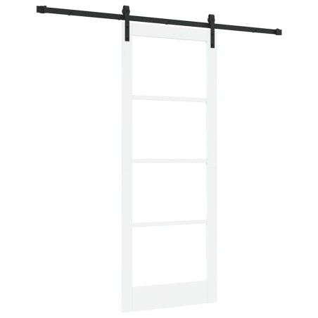 Porta Scorrevole vidaXL con Set di Accessori 'ORKDAL'Bianca 83x211 cm