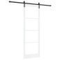 porta scorrevole vidaXL con set hardware 'ORKDAL'Bianca 83x232 cm porta scorrevole vidaXL con set hardware 'ORKDAL'Bianca 83x232 cm
