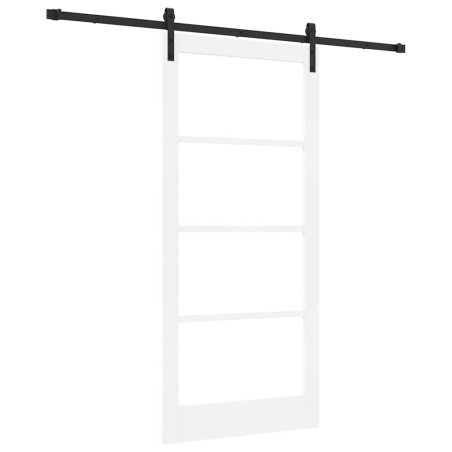 Porta Scorrevole vidaXL con Kit di Ferramenta 'ORKDAL'Bianca 93x202 cm