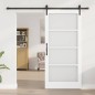 Porta Scorrevole vidaXL con Kit di Ferramenta 'ORKDAL'Bianca 93x202 cm Porta Scorrevole vidaXL con Kit di Ferramenta 'ORKDAL'Bianca 93x202 cm