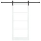 Porta Scorrevole vidaXL con Kit di Ferramenta 'ORKDAL'Bianca 93x202 cm Porta Scorrevole vidaXL con Kit di Ferramenta 'ORKDAL'Bianca 93x202 cm