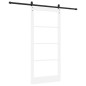 Porta Scorrevole vidaXL con Kit di Ferramenta 'ORKDAL'Bianca 93x202 cm Porta Scorrevole vidaXL con Kit di Ferramenta 'ORKDAL'Bianca 93x202 cm