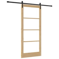 vidaXL Porta Scorrevole con Set di Ferramenta 'ORKDAL'93x211 cm