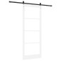 porta scorrevole vidaXL con accessori 'ORKDAL'bianco 93x232 cm porta scorrevole vidaXL con accessori 'ORKDAL'bianco 93x232 cm
