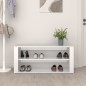 Scarpiera Bianco Lucido 100x35x45 cm in Legno Multistrato Scarpiera Bianco Lucido 100x35x45 cm in Legno Multistrato