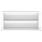 Scarpiera Bianco Lucido 100x35x45 cm in Legno Multistrato Scarpiera Bianco Lucido 100x35x45 cm in Legno Multistrato