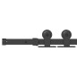 Porta Scorrevole vidaXL con Set di Ferramenta 'ORKDAL'Legno Massello e Vetro Porta Scorrevole vidaXL con Set di Ferramenta 'ORKDAL'Legno Massello e Vetro