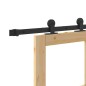 Porta Scorrevole vidaXL con Set di Ferramenta 'ORKDAL'Legno Massello e Vetro Porta Scorrevole vidaXL con Set di Ferramenta 'ORKDAL'Legno Massello e Vetro