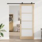porta scorrevole vidaXL con set hardware 'ORKDAL'Legno Massello e Vetro