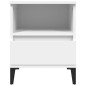 Comodini 2 pz in Bianco 40x35x50 cm