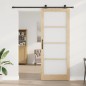 Porta Scorrevole vidaXL con Set Hardware 'ORKDAL'Legno Massello e Vetro Porta Scorrevole vidaXL con Set Hardware 'ORKDAL'Legno Massello e Vetro