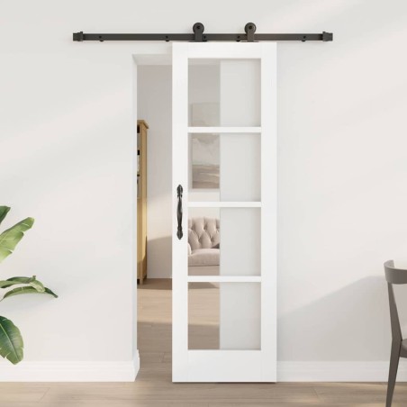 Porta scorrevole vidaXL con set hardware ORKDAL Bianco 61x198,5 cm