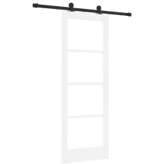 Porta Scorrevole vidaXL con Kit di Ferramenta 'ORKDAL'Bianca 73.5 x 198.5 cm