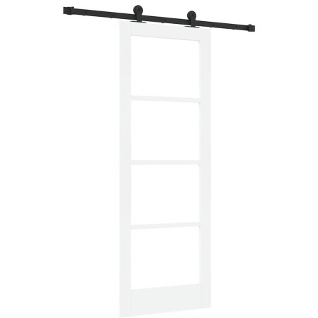 Porta Scorrevole vidaXL con Kit di Ferramenta 'ORKDAL'Bianca 73.5 x 198.5 cm