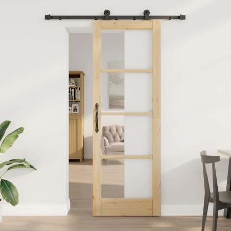 Porta Scorrevole vidaXL con Set di Ferramenta 'ORKDAL'73.5x211 cm