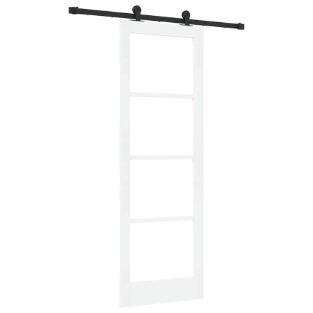 Porta Scorrevole vidaXL con Set di Maniglie "ORKDAL" Bianco 73.5x211 cm