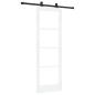 Porta Scorrevole vidaXL con Set di Maniglie "ORKDAL" Bianco 73.5x211 cm
