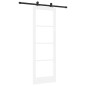 Porta Scorrevole vidaXL con Set di Maniglie "ORKDAL" Bianco 73.5x211 cm