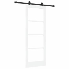 Porta Scorrevole vidaXL con Set Hardware "ORKDAL" Bianca 78x202 cm