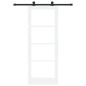 Porta Scorrevole vidaXL con Set Hardware "ORKDAL" Bianca 78x202 cm