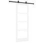 Porta Scorrevole vidaXL con Set Hardware "ORKDAL" Bianca 78x202 cm