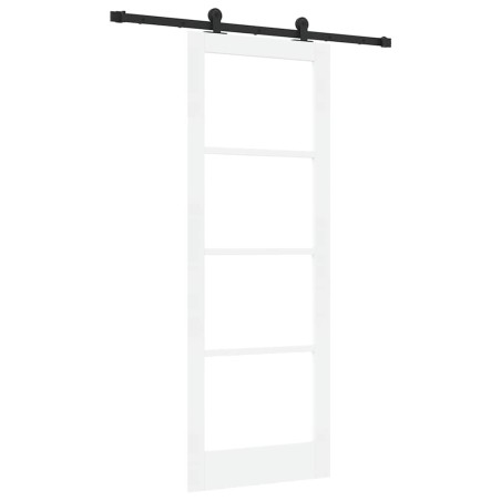 Porta scorrevole vidaXL con set di ferramenta 'ORKDAL'Bianca 78x211 cm