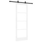 Porta scorrevole vidaXL con set di ferramenta 'ORKDAL'Bianca 78x211 cm Porta scorrevole vidaXL con set di ferramenta 'ORKDAL'Bianca 78x211 cm