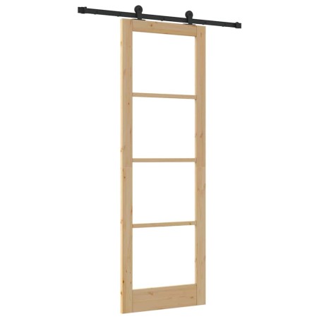 vidaXL Porta Scorrevole con Set di Ferramenta "ORKDAL" 78x232 cm