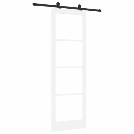 porta scorrevole vidaXL con set di accessori 'ORKDAL'Bianca 78x232 cm