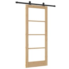 Porta scorrevole vidaXL con set hardware "ORKDAL" 83x202 cm
