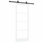 Porta scorrevole vidaXL con set di accessori 'ORKDAL'Bianca 83x202 cm Porta scorrevole vidaXL con set di accessori 'ORKDAL'Bianca 83x202 cm