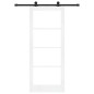 Porta scorrevole vidaXL con set di accessori 'ORKDAL'Bianca 83x202 cm Porta scorrevole vidaXL con set di accessori 'ORKDAL'Bianca 83x202 cm