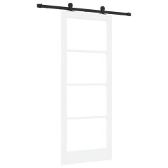 Porta Scorrevole vidaXL con Set Hardware "ORKDAL" Bianca 83x211 cm