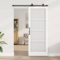 Porta Scorrevole vidaXL con Set Hardware "ORKDAL" Bianca 83x211 cm Porta Scorrevole vidaXL con Set Hardware "ORKDAL" Bianca 83x211 cm
