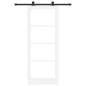 Porta Scorrevole vidaXL con Set Hardware "ORKDAL" Bianca 83x211 cm Porta Scorrevole vidaXL con Set Hardware "ORKDAL" Bianca 83x211 cm