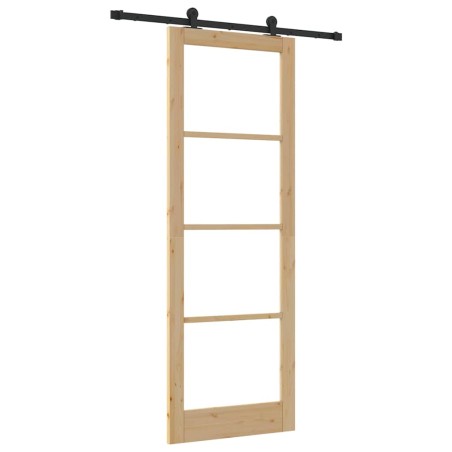 porta scorrevole vidaXL con set hardware 'ORKDAL'83x232 cm