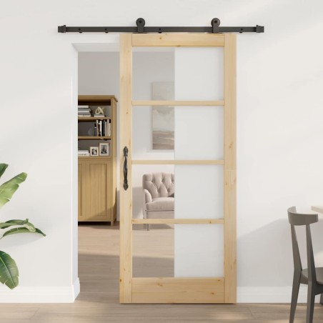 Porta scorrevole vidaXL con set hardware "ORKDAL" 86x198.5 cm